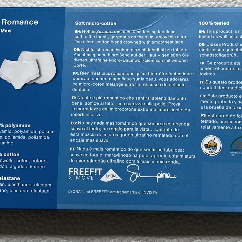 KUVA 2
Mustat Sloggi Romance Maxi alushousut mikro-puuvillaa. Koko 38.
